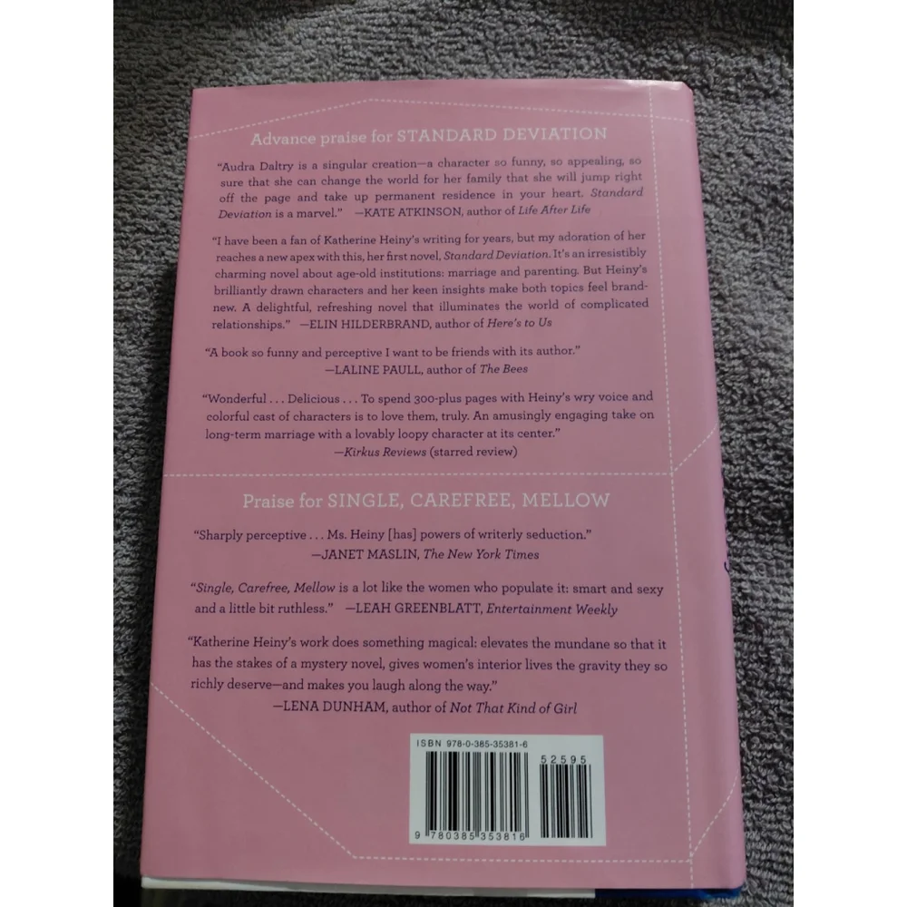 Standard Deviation : A Novel by Katherine Heiny (2017, Hardcover)